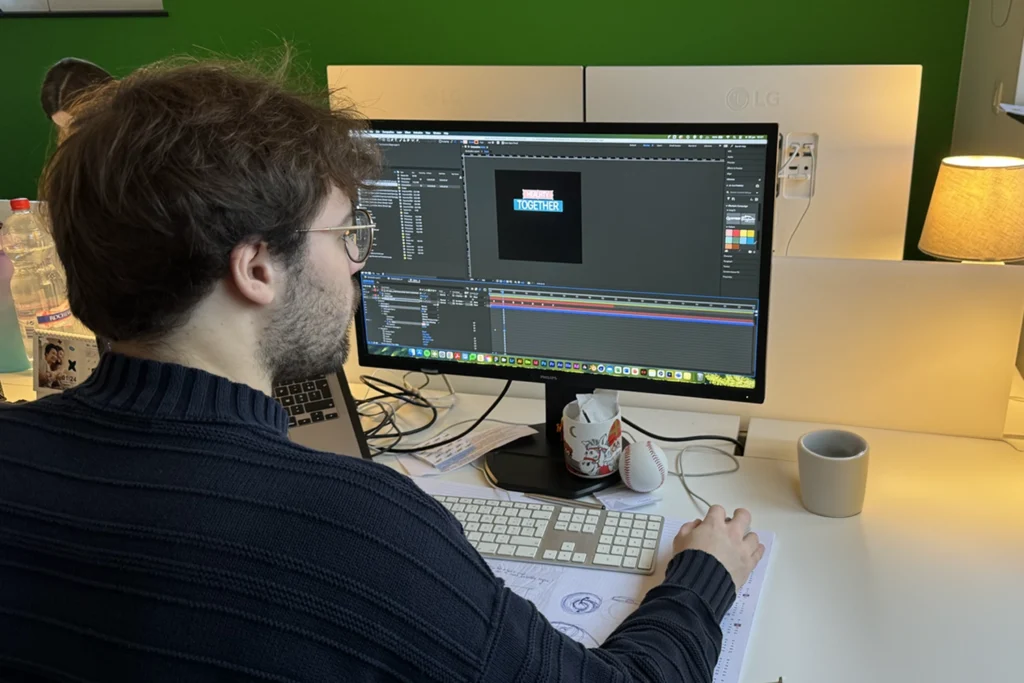 Behind the scene animatie in After Effects