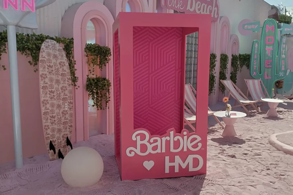 Barbie HMD photobooth op locatie